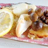 香ばしい甘塩鱈としめじのバター焼き